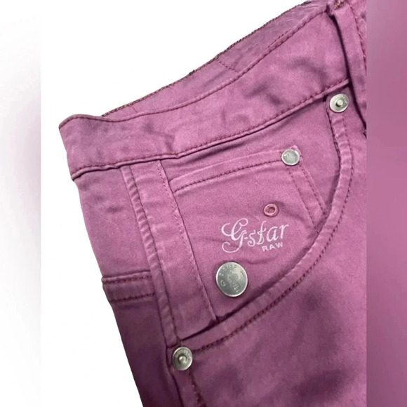 G-Star Arc 3d Super  Skinny Purple Size 27 - Picture 5 of 13